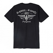 (163081546)NO REMORSE NO REGRETS TEE-BLK